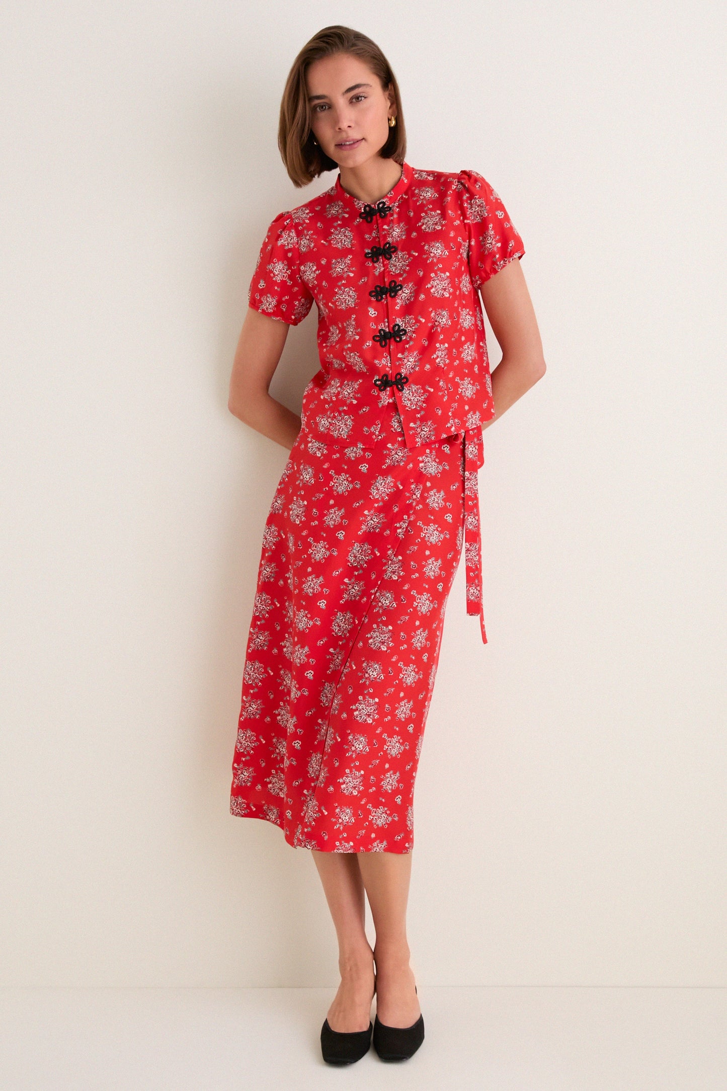 Red Louisa Top