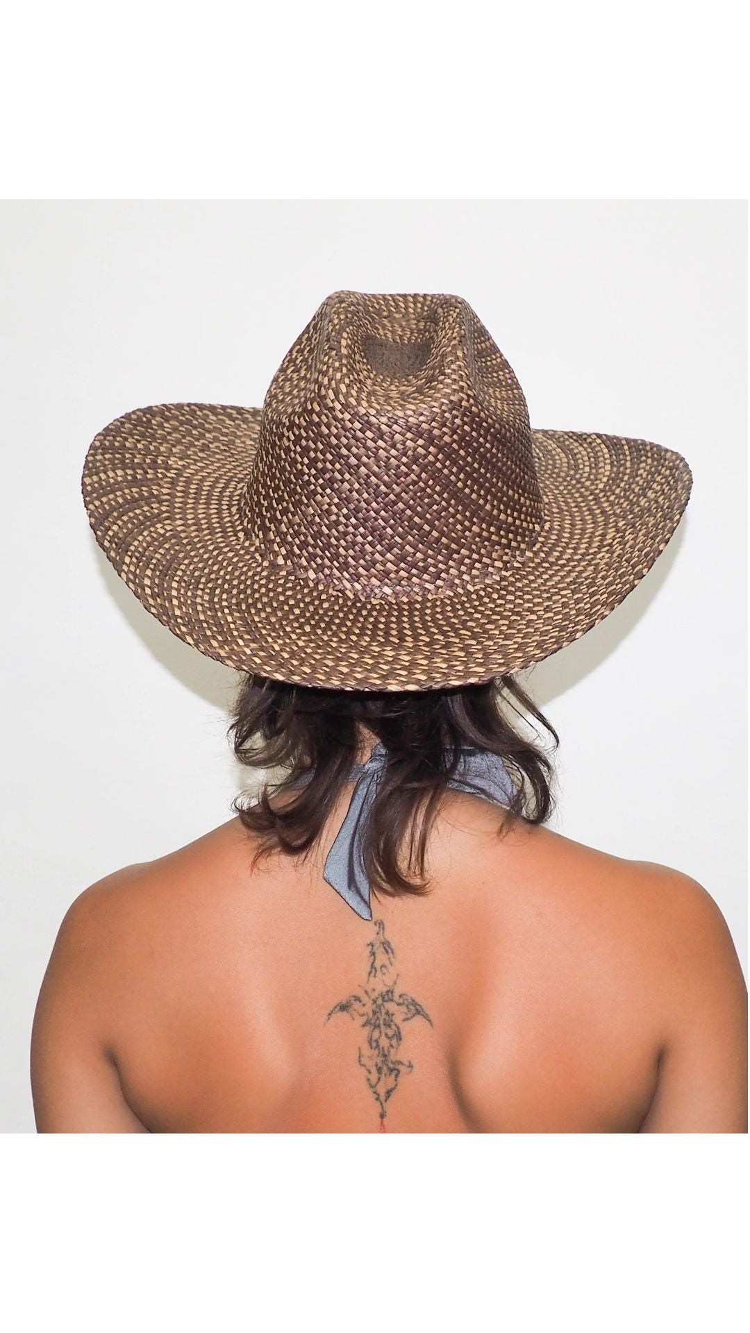 Western Hat - Brown Twist