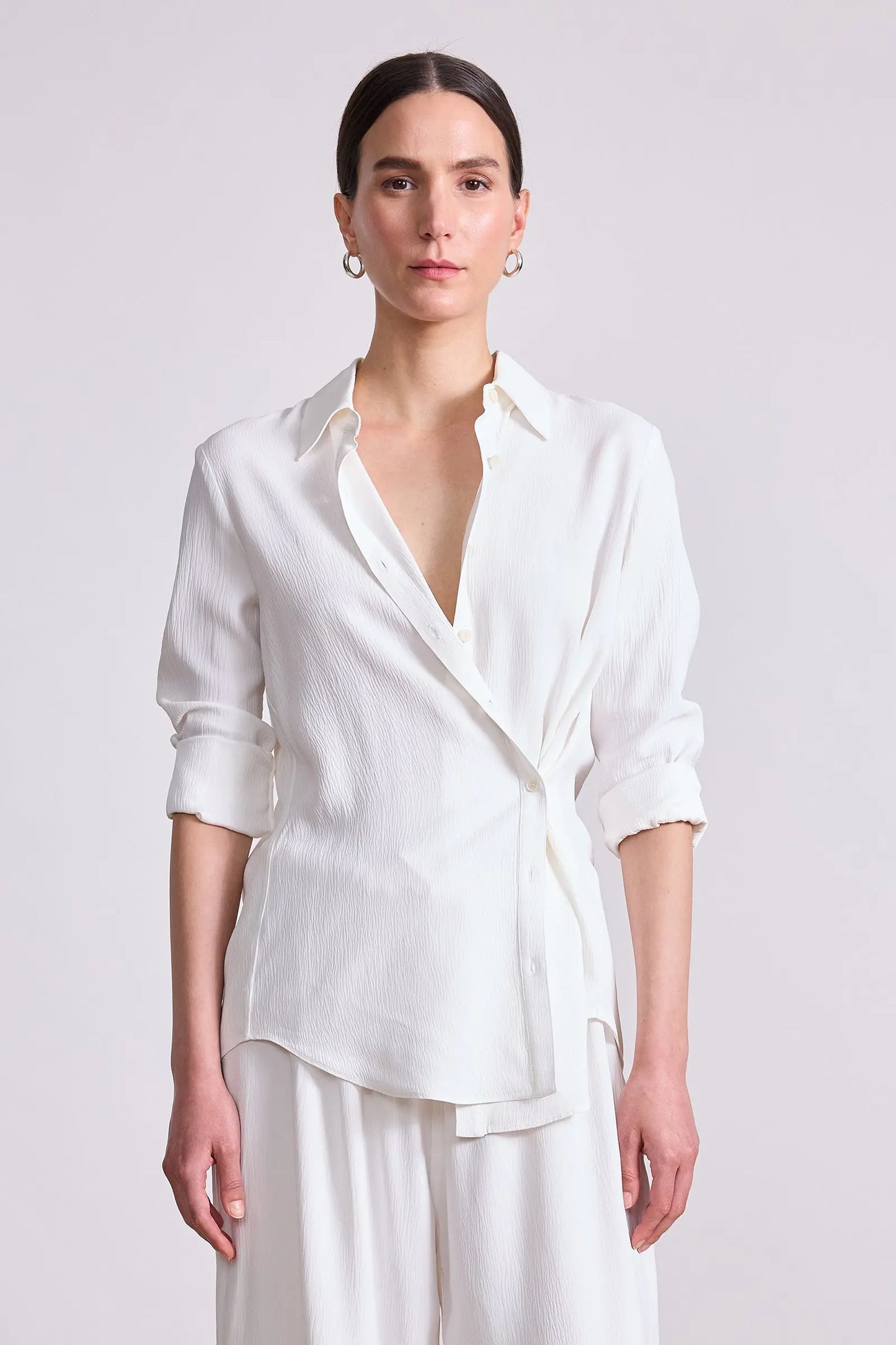 Sodi Wrap Button Up (Cream)