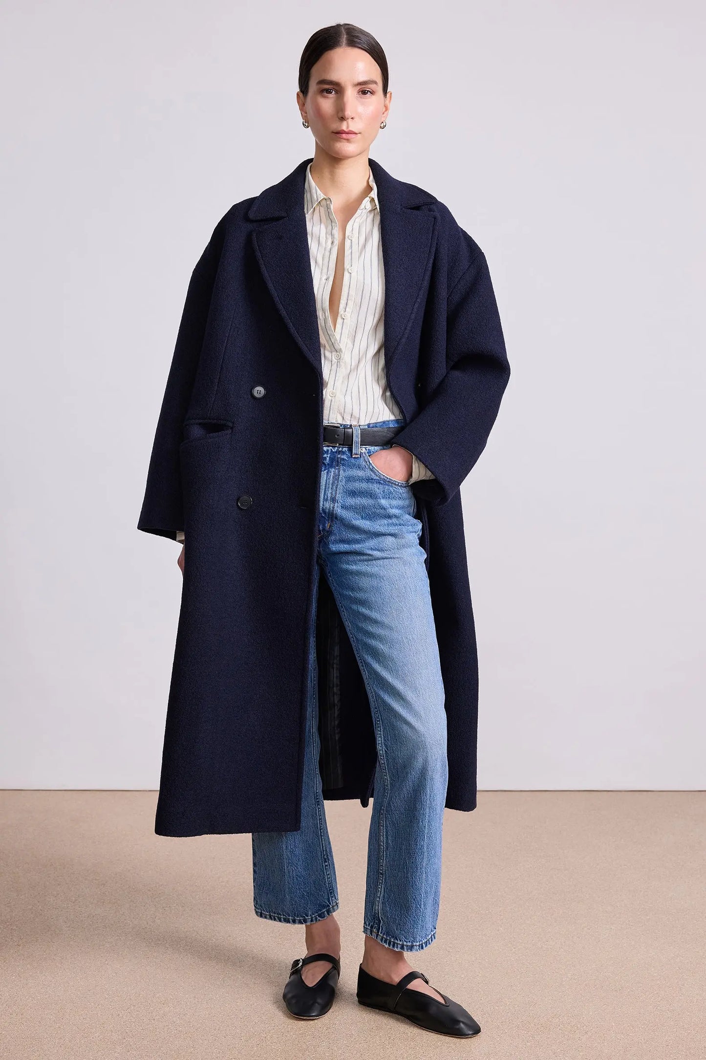 Matta Oversized Coat (Midnight)