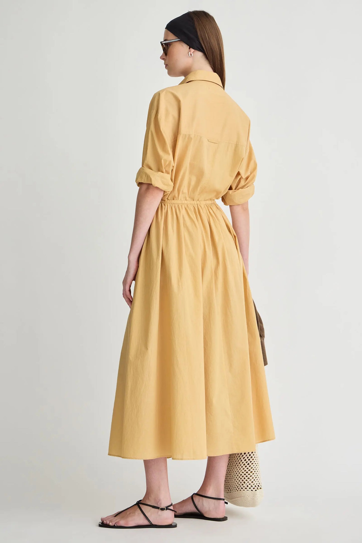 Priska Shirt Dress - Sun Butter
