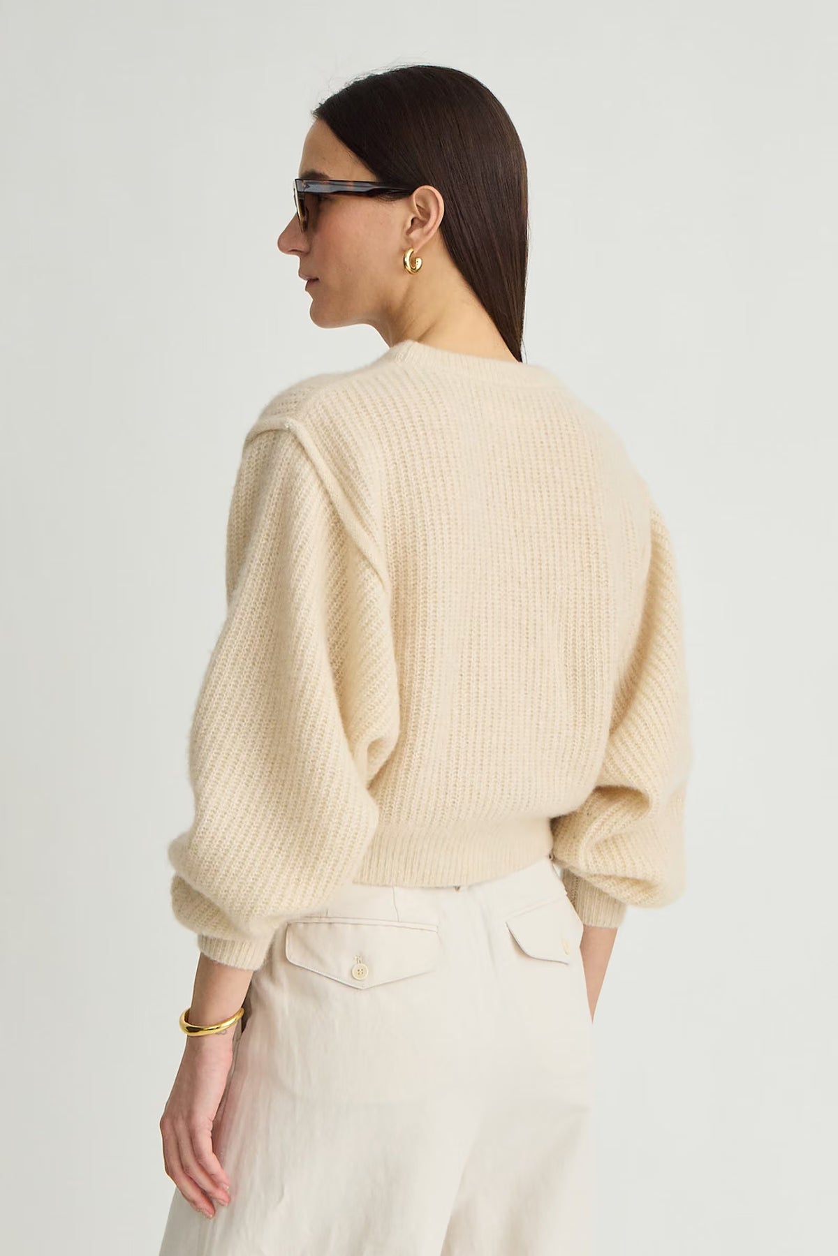 Softest Silk Cashmere Batwing Crew
