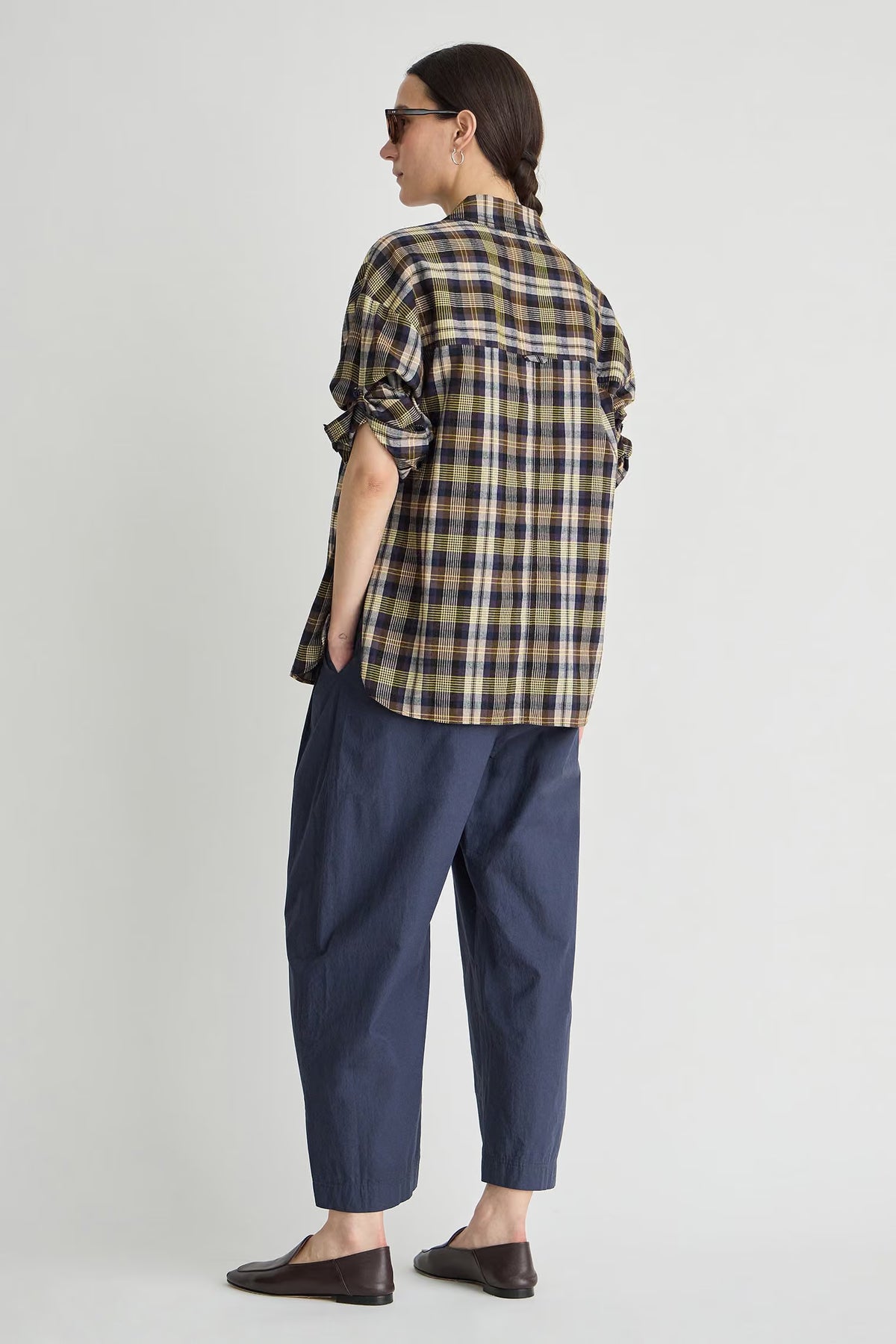 Isolde Button Down- Plaid