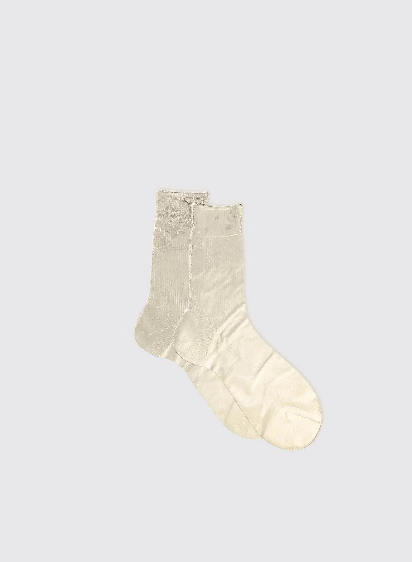 One Ribbed Laminated - Platino 916B
