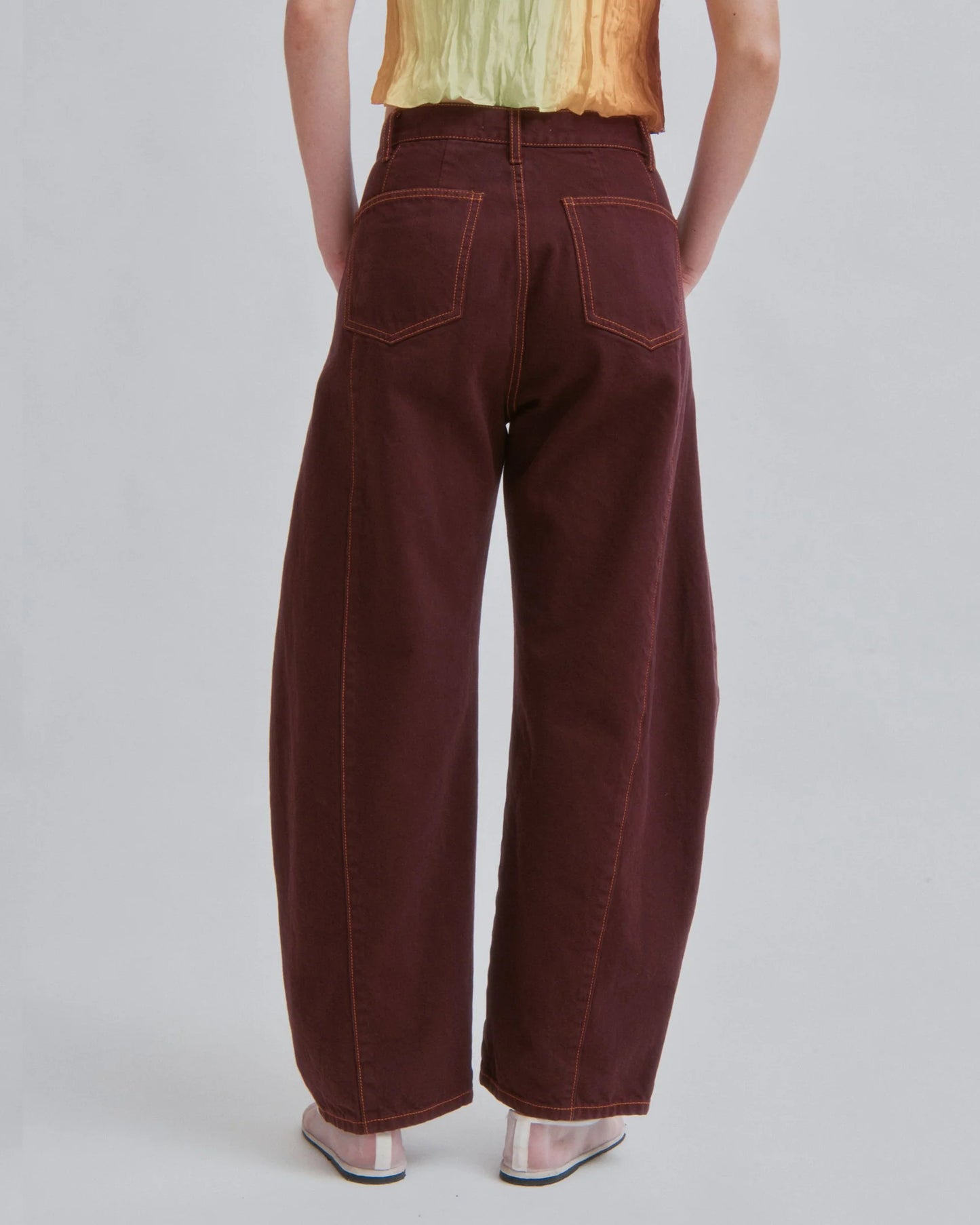 Barrel Denim in Sangria