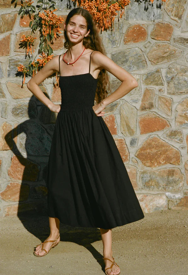 Mael Cotton Dress - Black