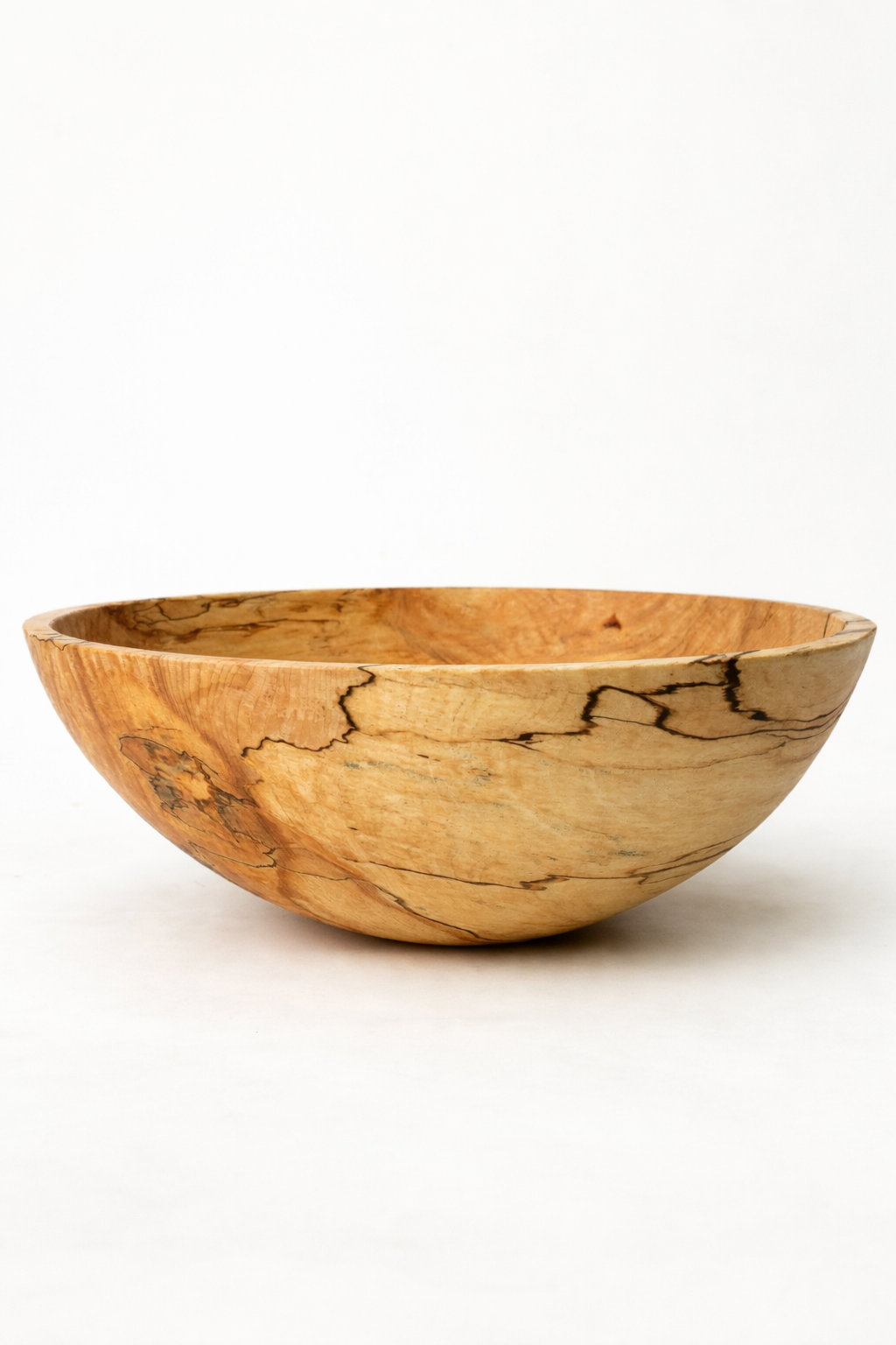 15" Spalted Marble Round Bowl