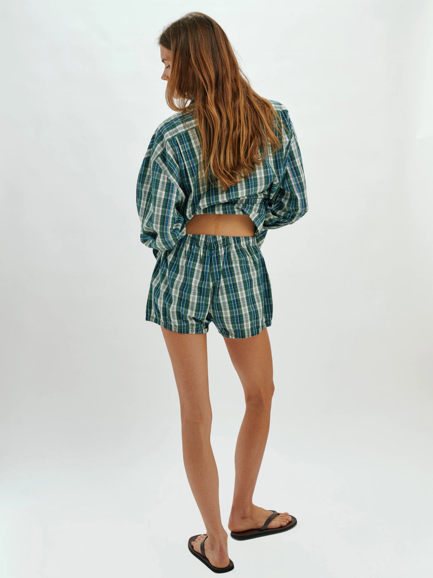 Hera Bloomers in Cotton Poplin-Ivy Multi