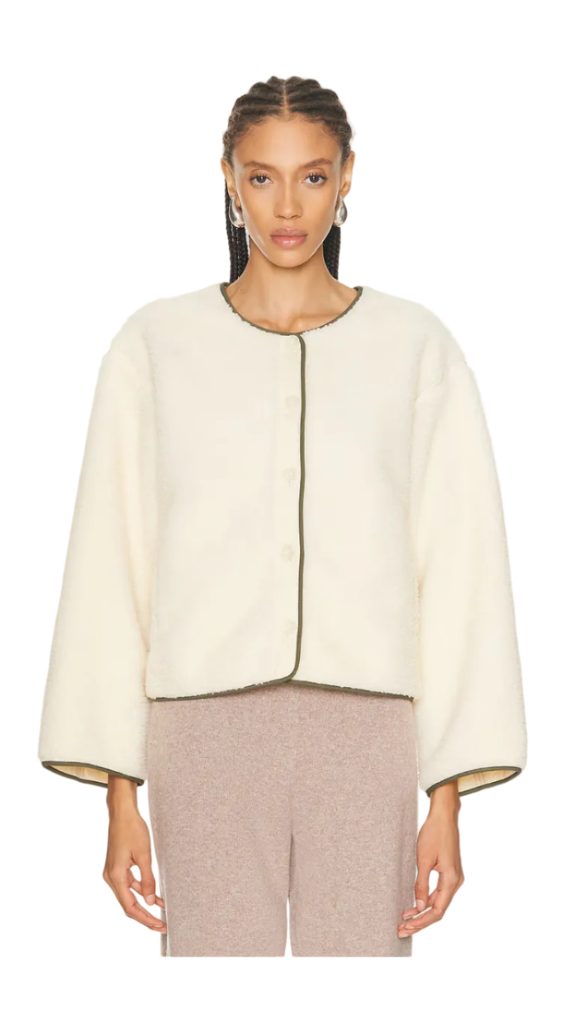 Cocoon Liner Jacket - Vintage White