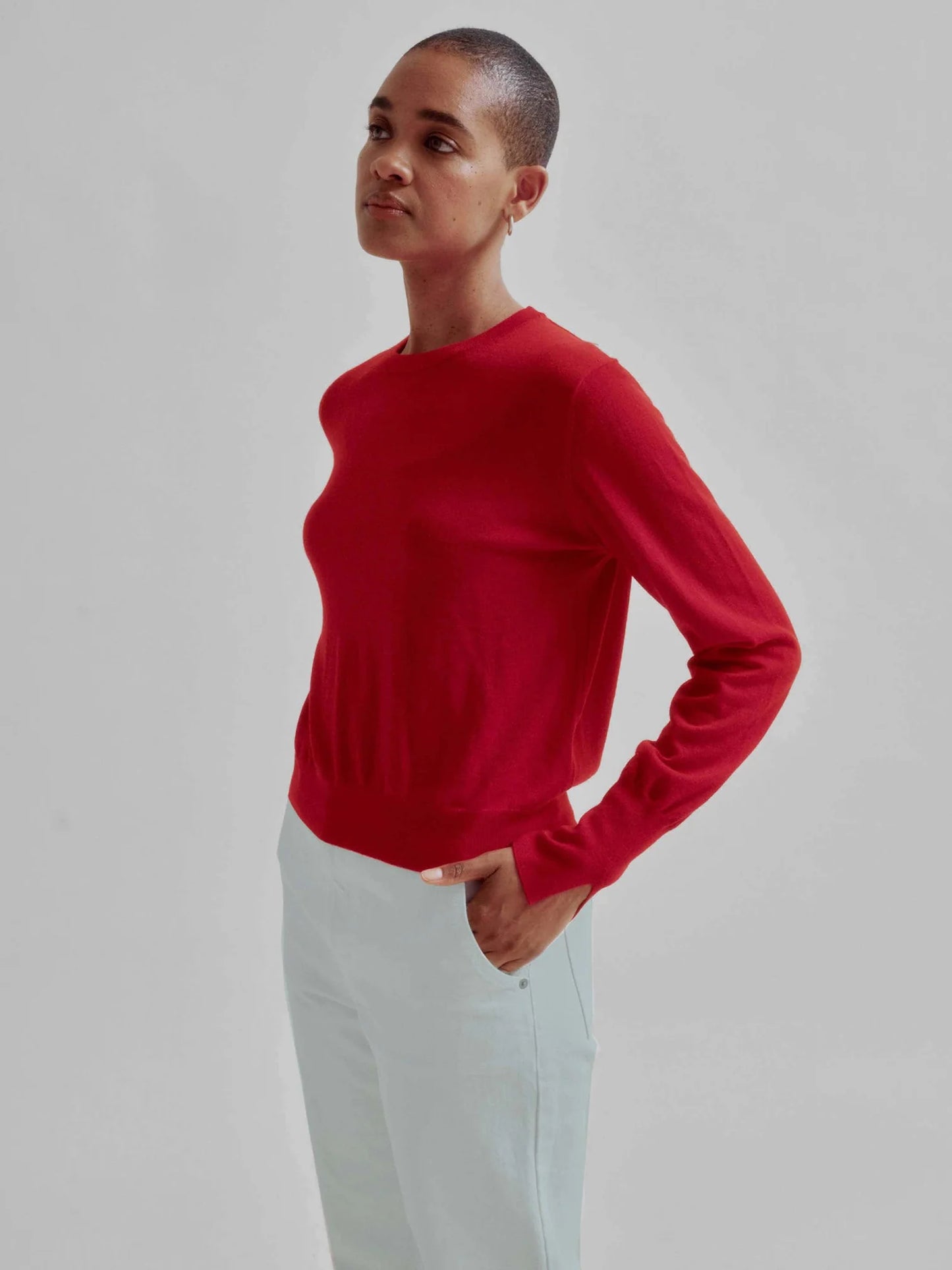 Cashmere Pullover in Red