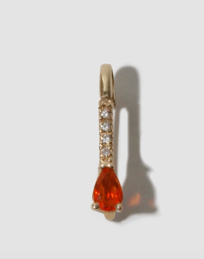 MINI GEM DIAM SAFETY (Fire Opal Single)