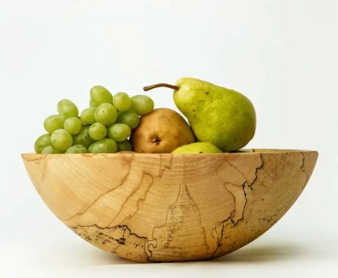13" Black Walnut Round Bowl