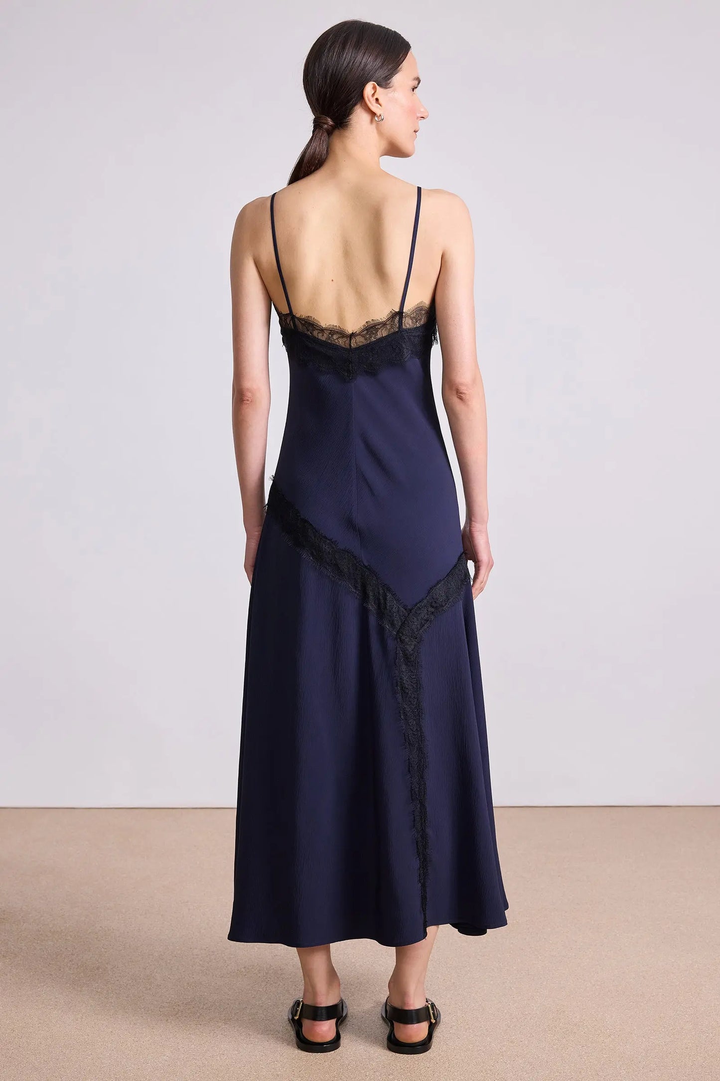 Antonia Lace Dress - Midnight