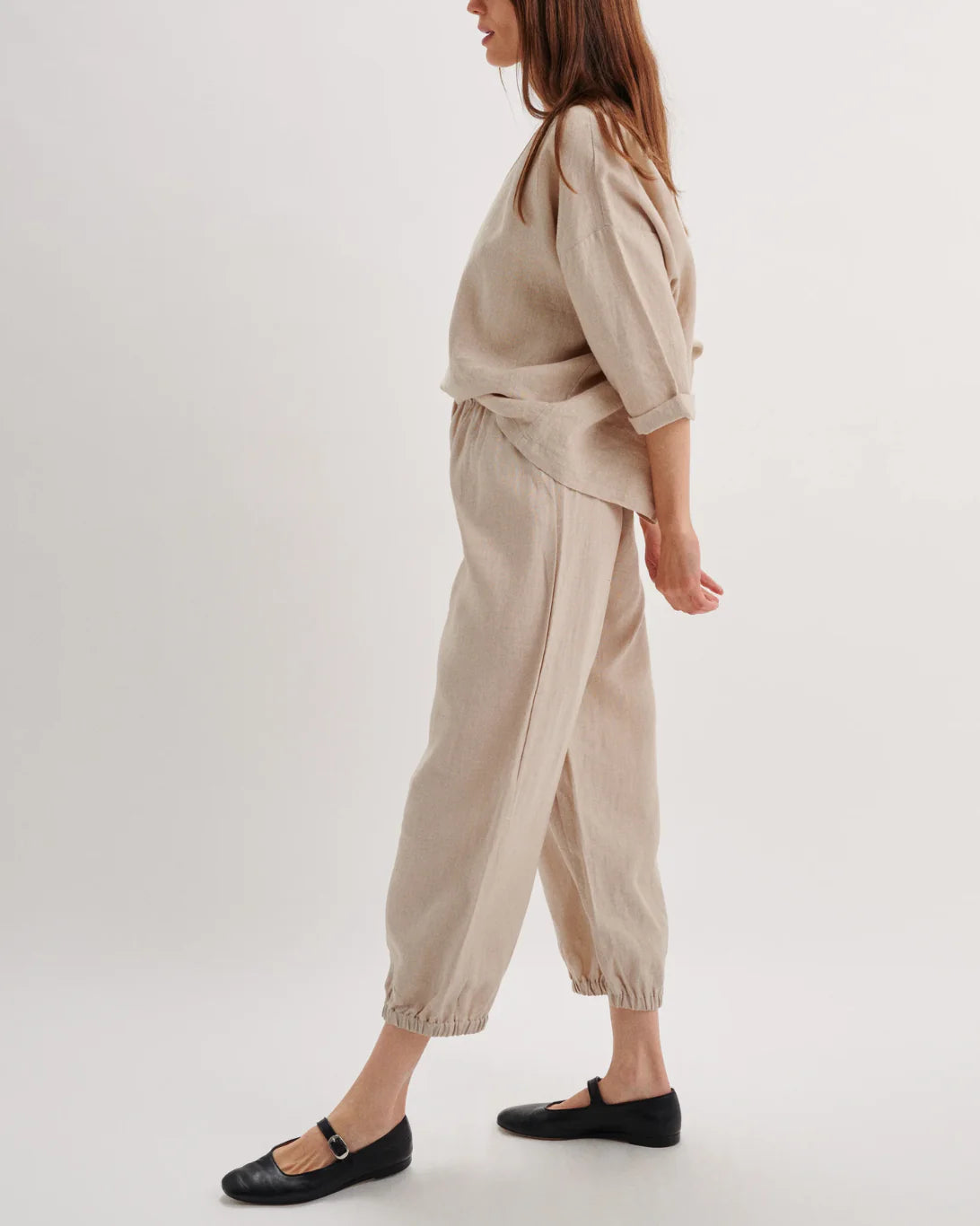 Delos Pants Linen- Natural