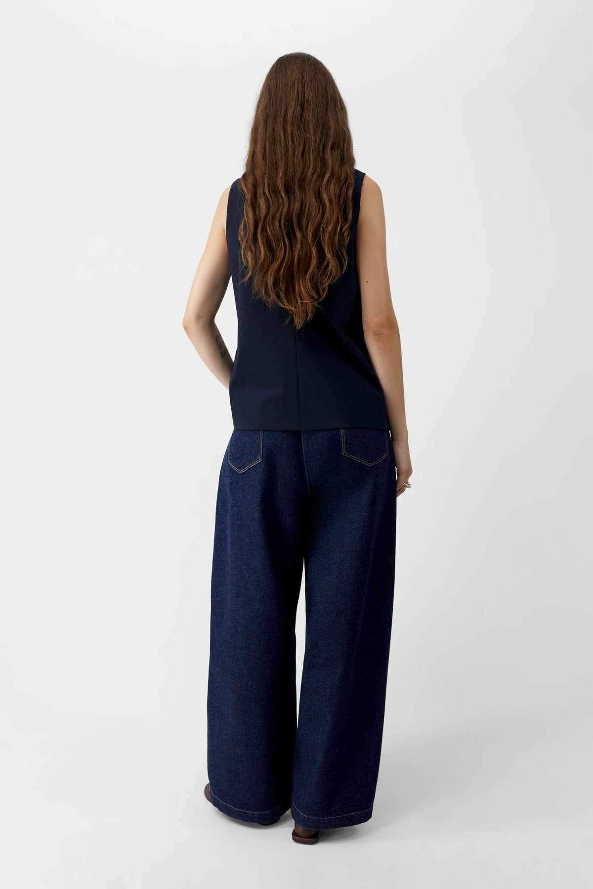 Tailored Vest - Navy
