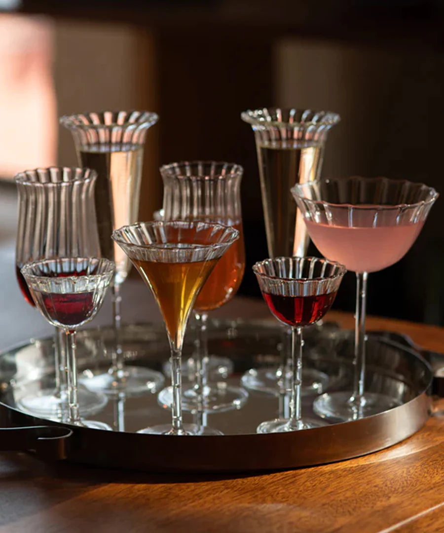 Tulip Wine Glass Clear Set of 4