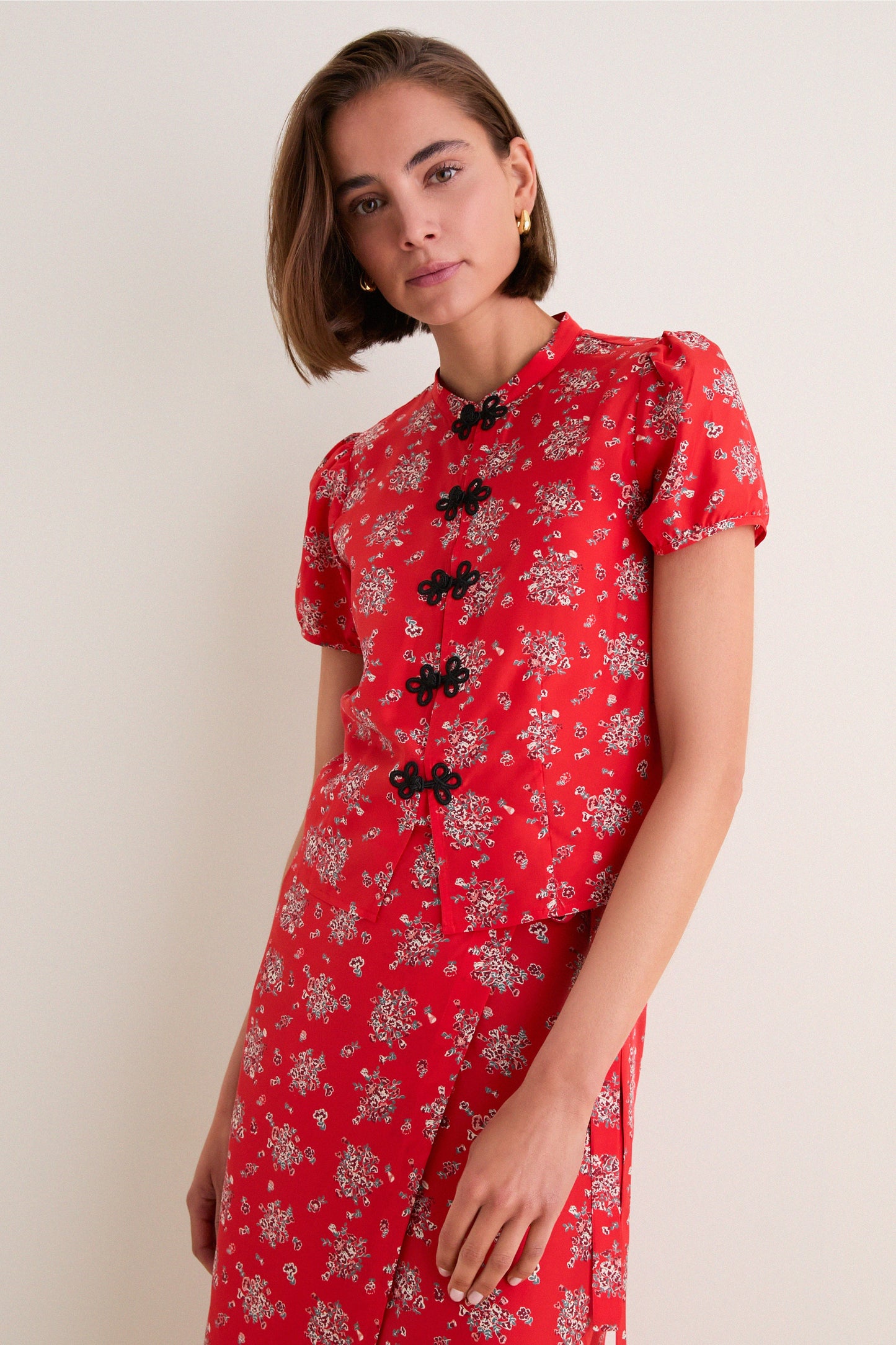 Red Louisa Top