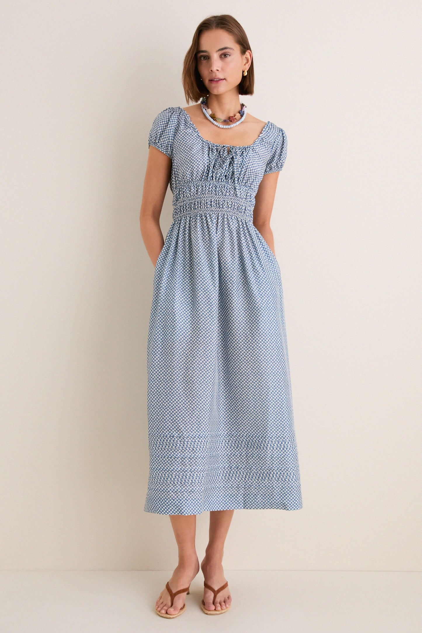 Gingham Aladine Dress