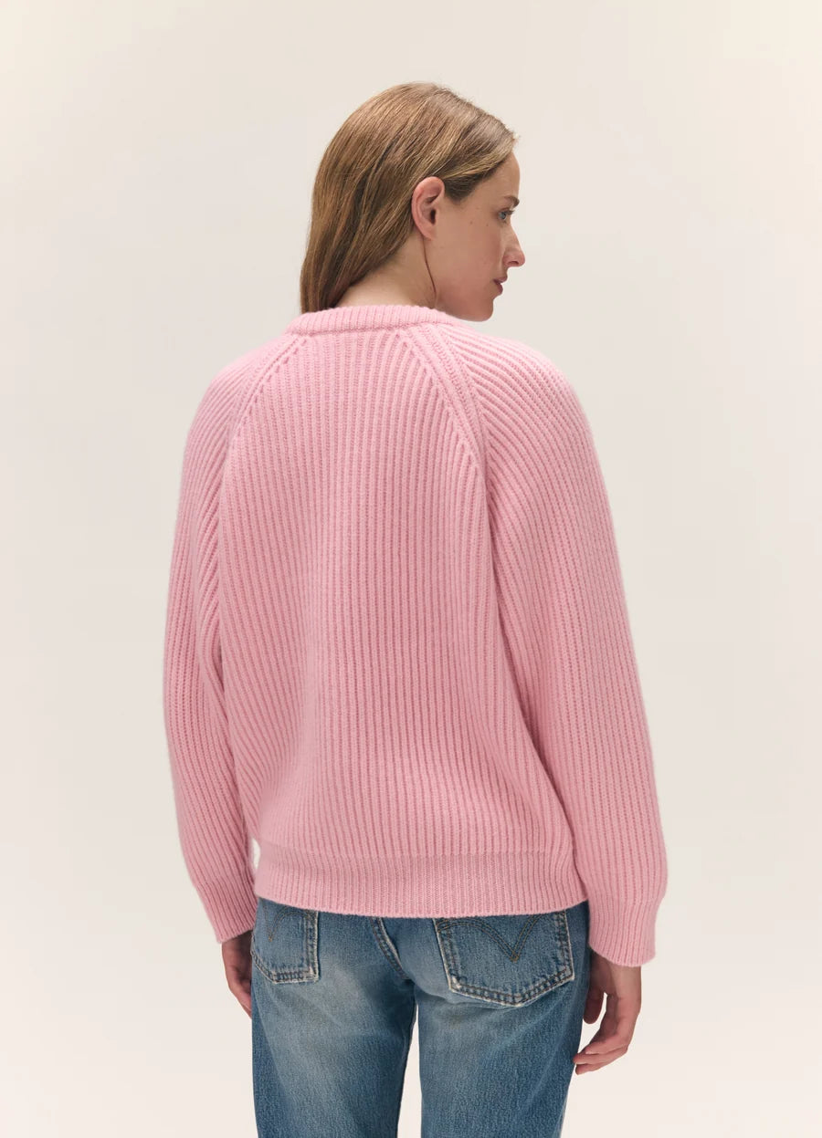Rowan Rib Crew - Pale Pink