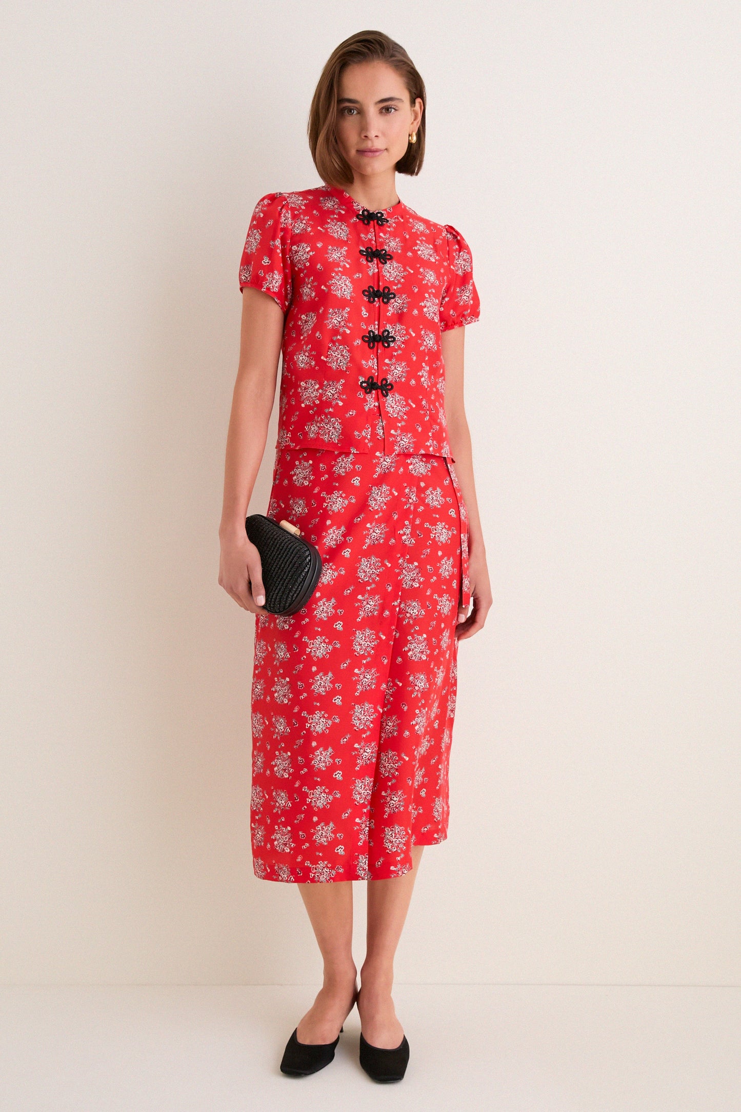 Red Louisa Top