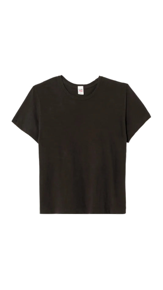 1950's Boxy Tee - Washed Black
