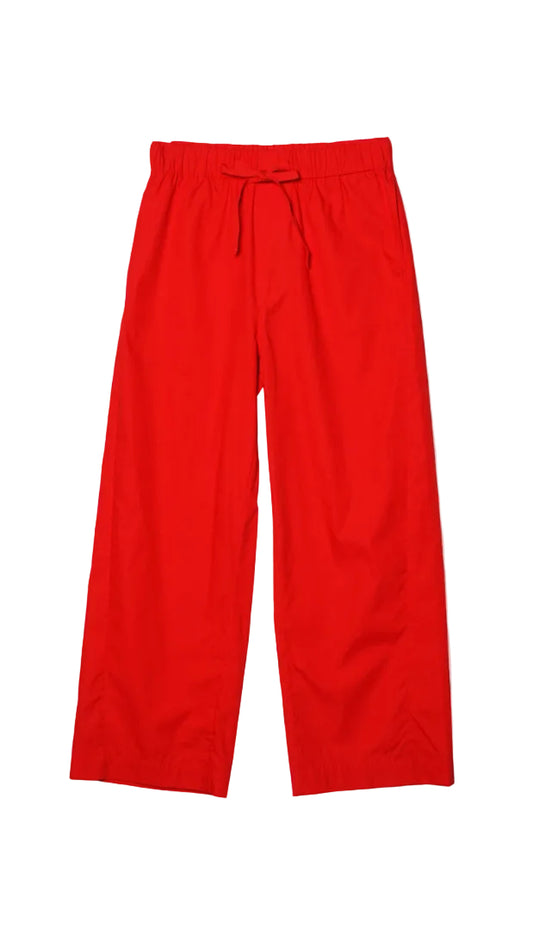 Dania Red Cotton Poplin Pant