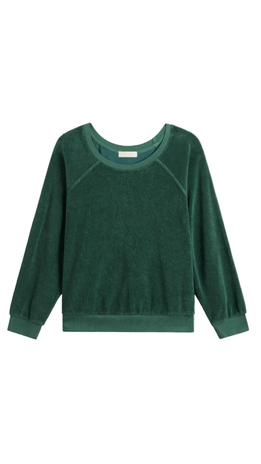 Samos Sweatshirt Terry - Ivy