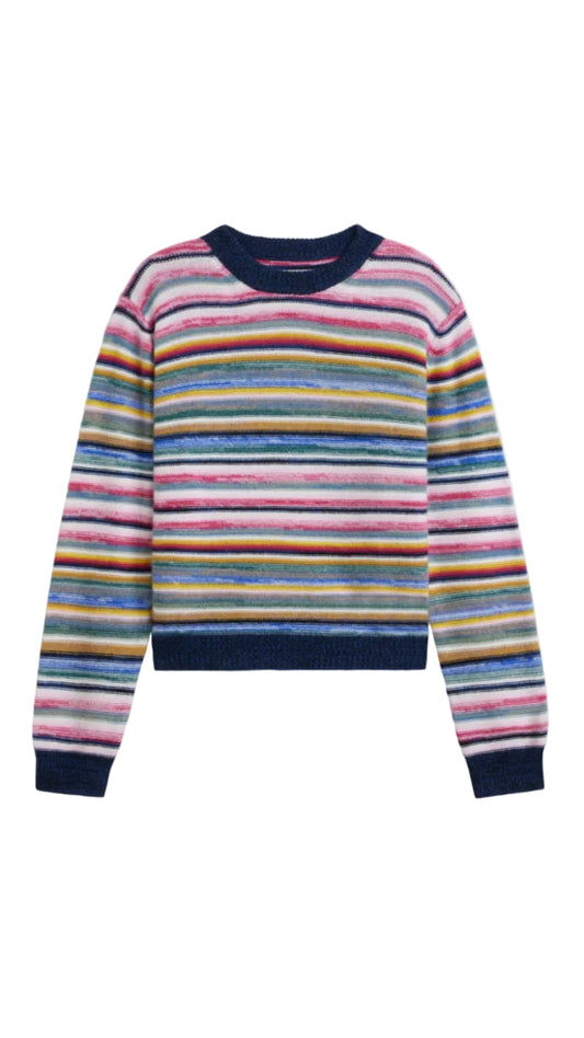 Kismet Sweater in Cashmere - Marled Multi