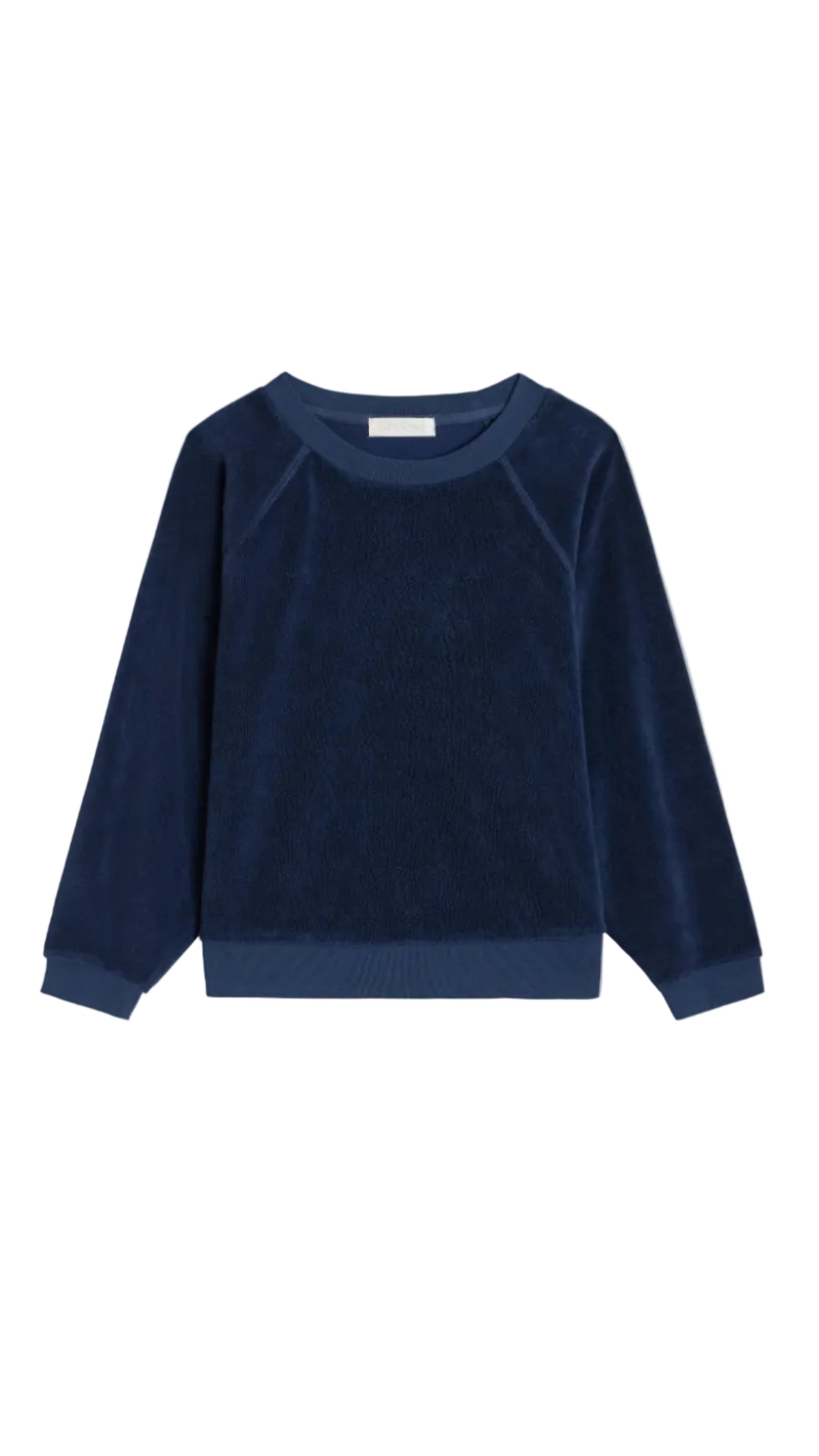 Tilos Sweatshirt in Terry - Navy