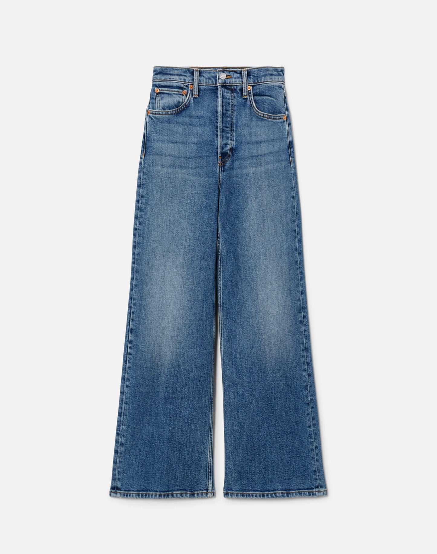 High Rise Wide Leg Crop - Mid 70's