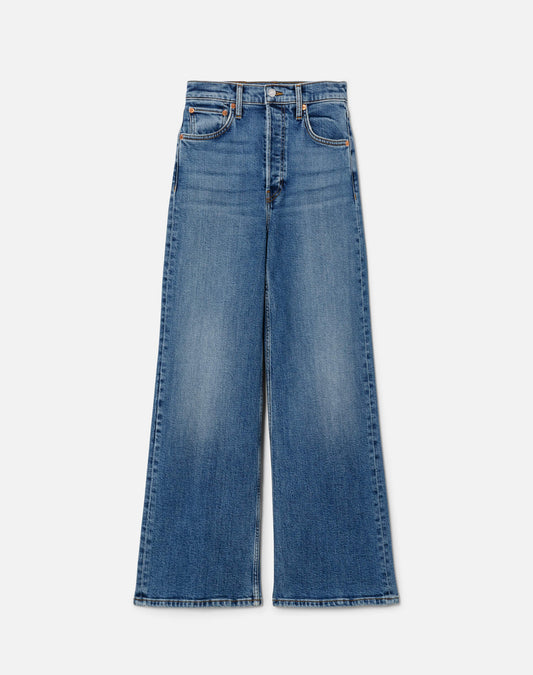 High Rise Wide Leg Crop - Mid 70's