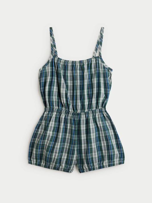 Dassia Romper in Cotton Poplin- Ivy Multi