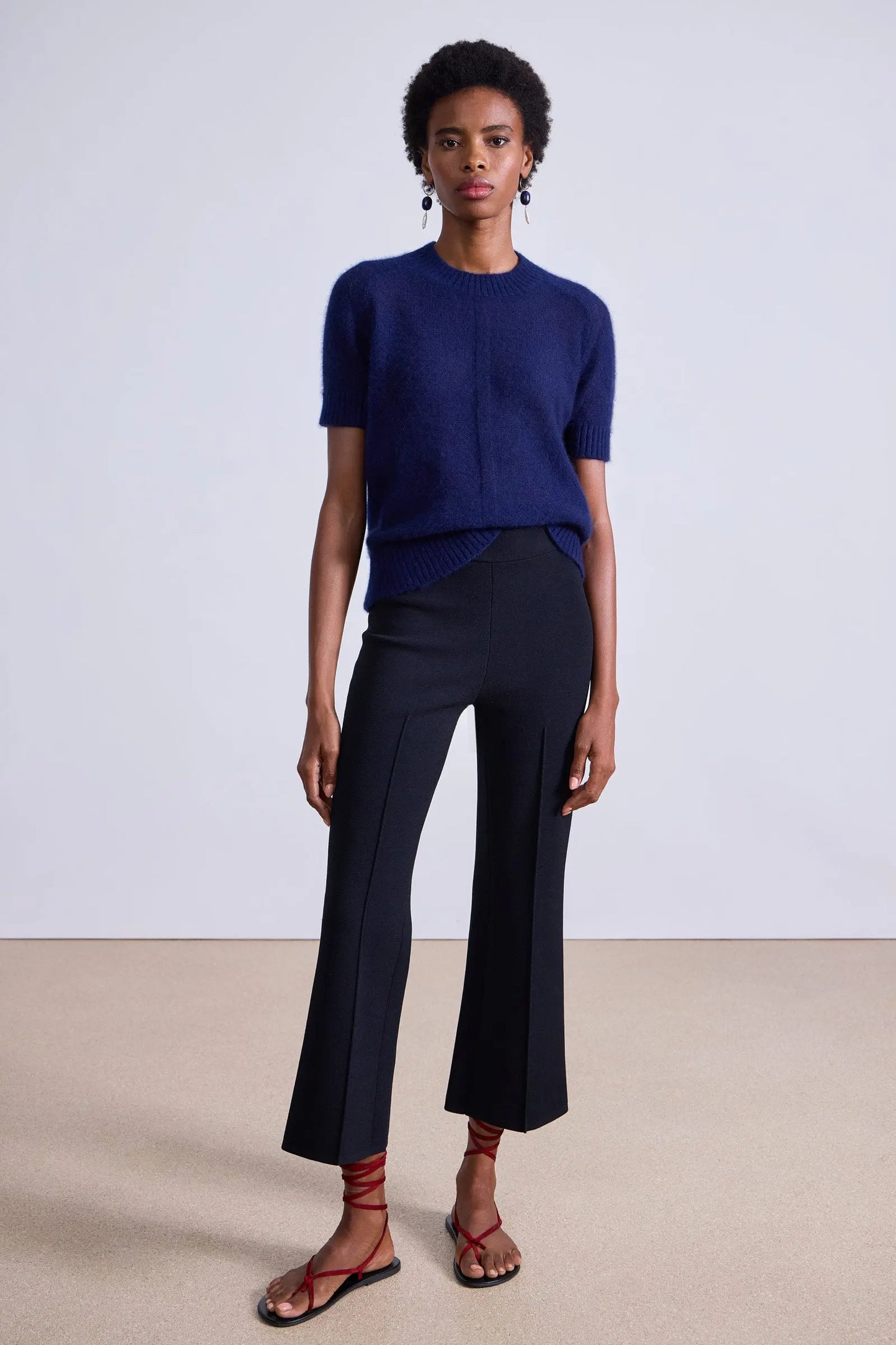 Rene Pull On Pant (Navy)