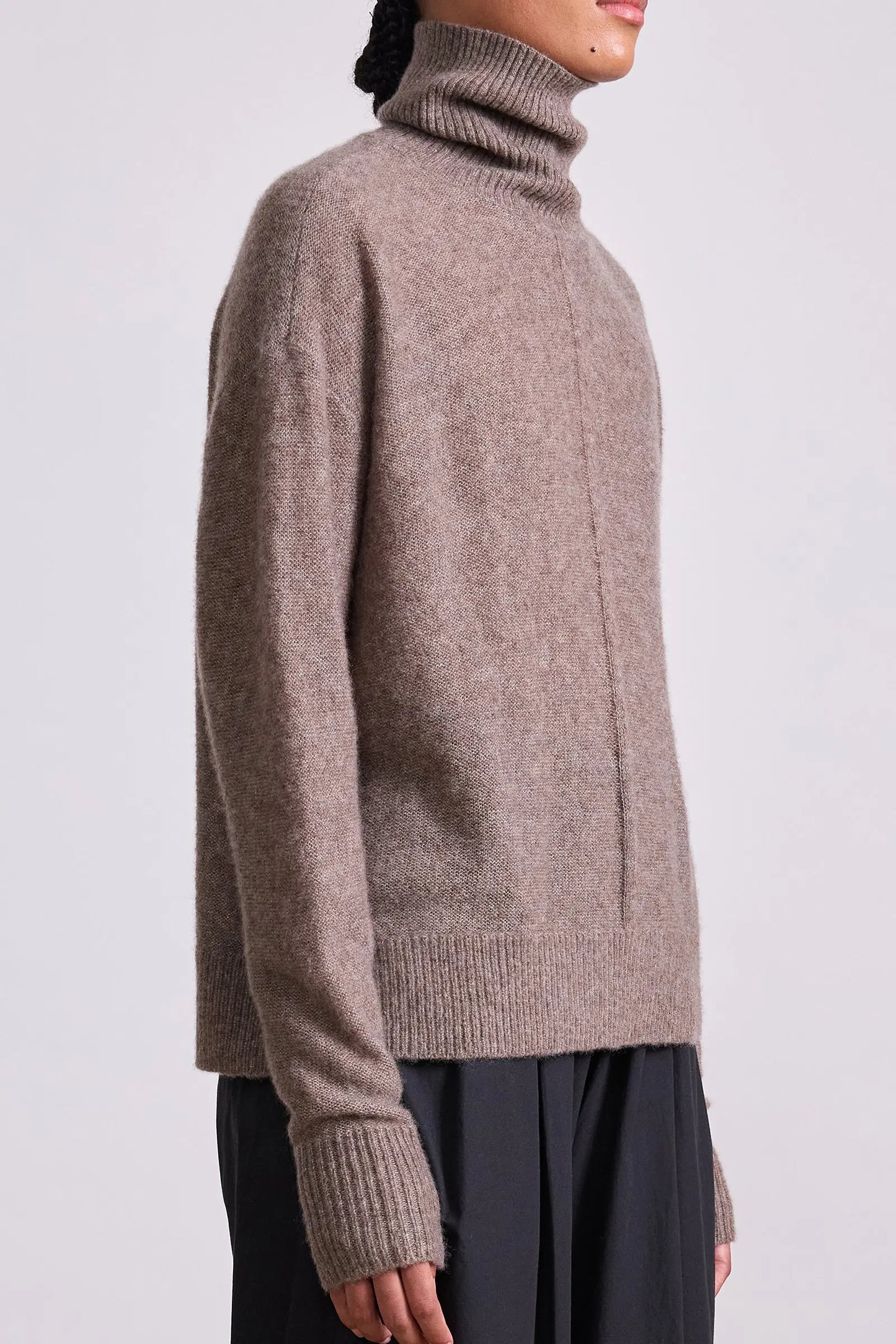 Softest Tissue Weight Turtleneck (Hazelnut)