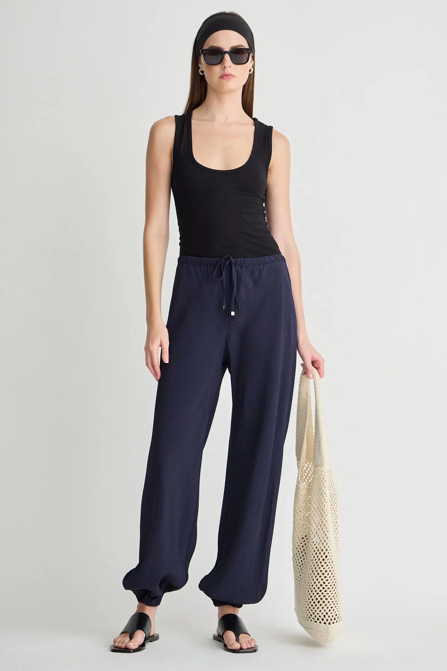 Flora Balloon Pant-Midnight