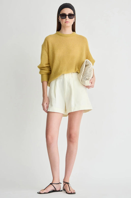 Softest Tissue Weight Sweater- Amber