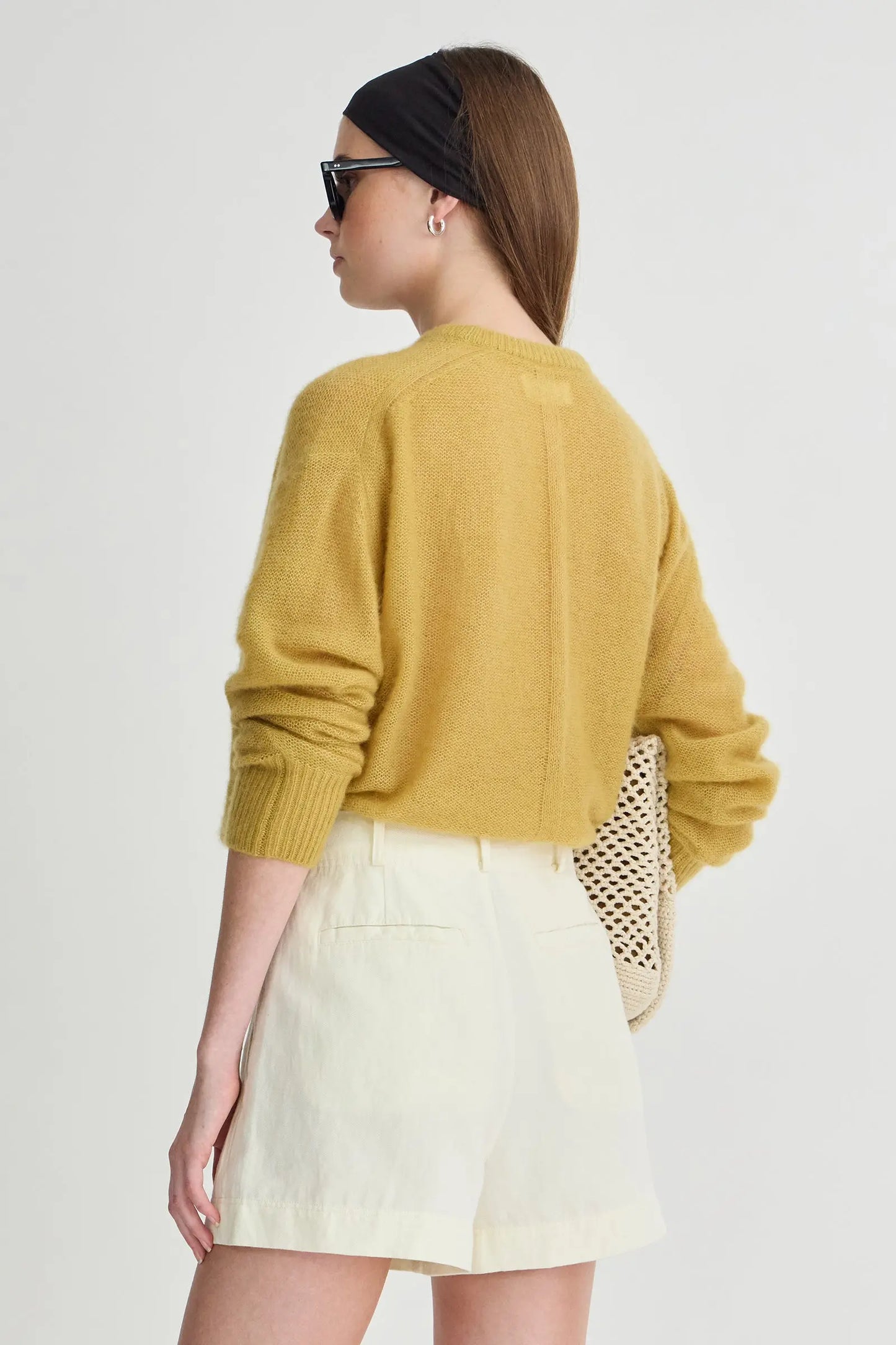 Softest Tissue Weight Sweater- Amber