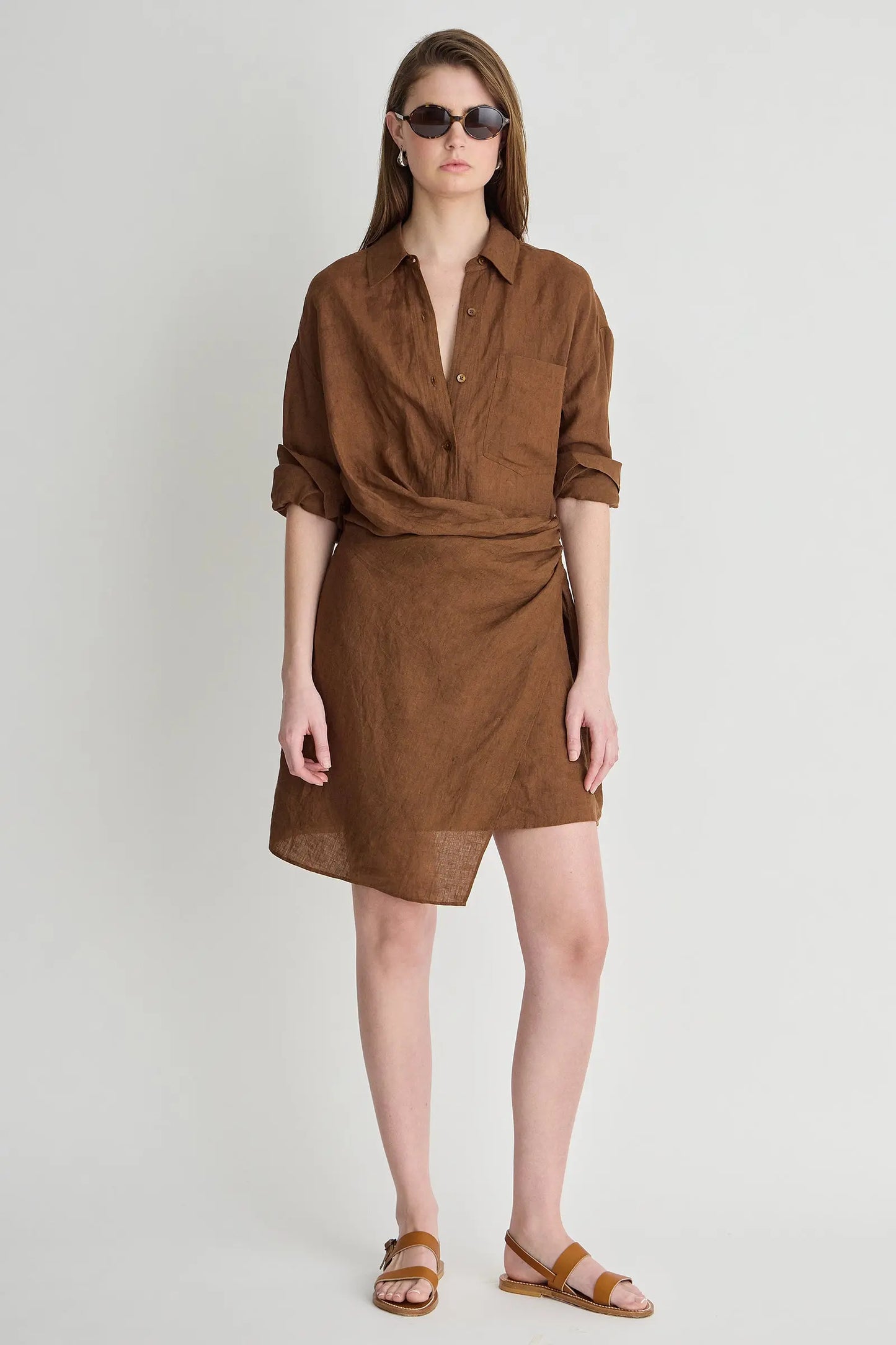 Alexia Wrap Mini - Toffee