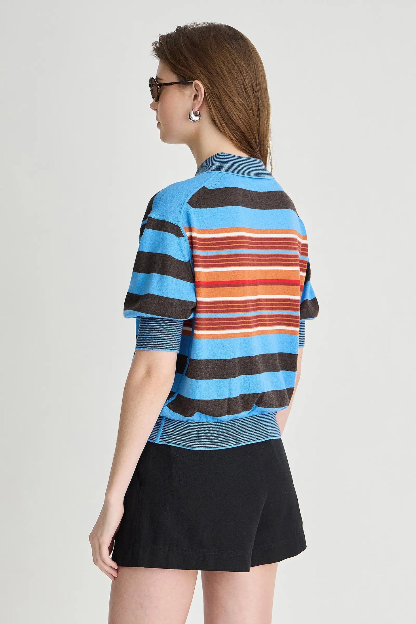 Oda Polo - Blue Multistrip