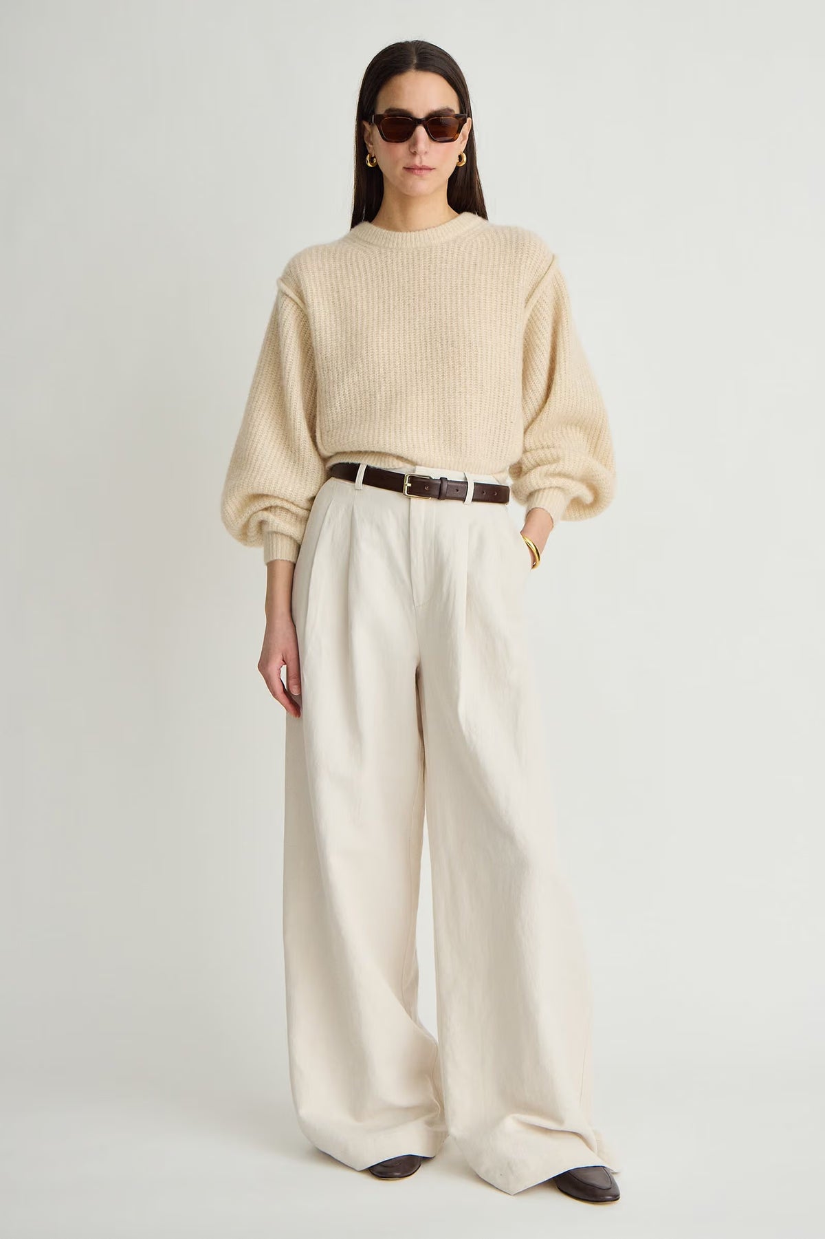 Softest Silk Cashmere Batwing Crew