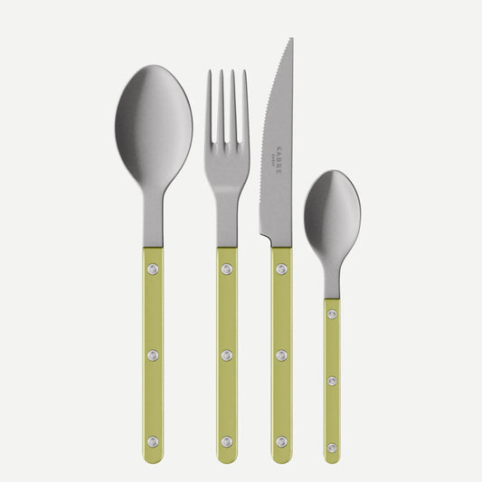 Bistrot Pearly 4-Piece Set - Moss/Vintage