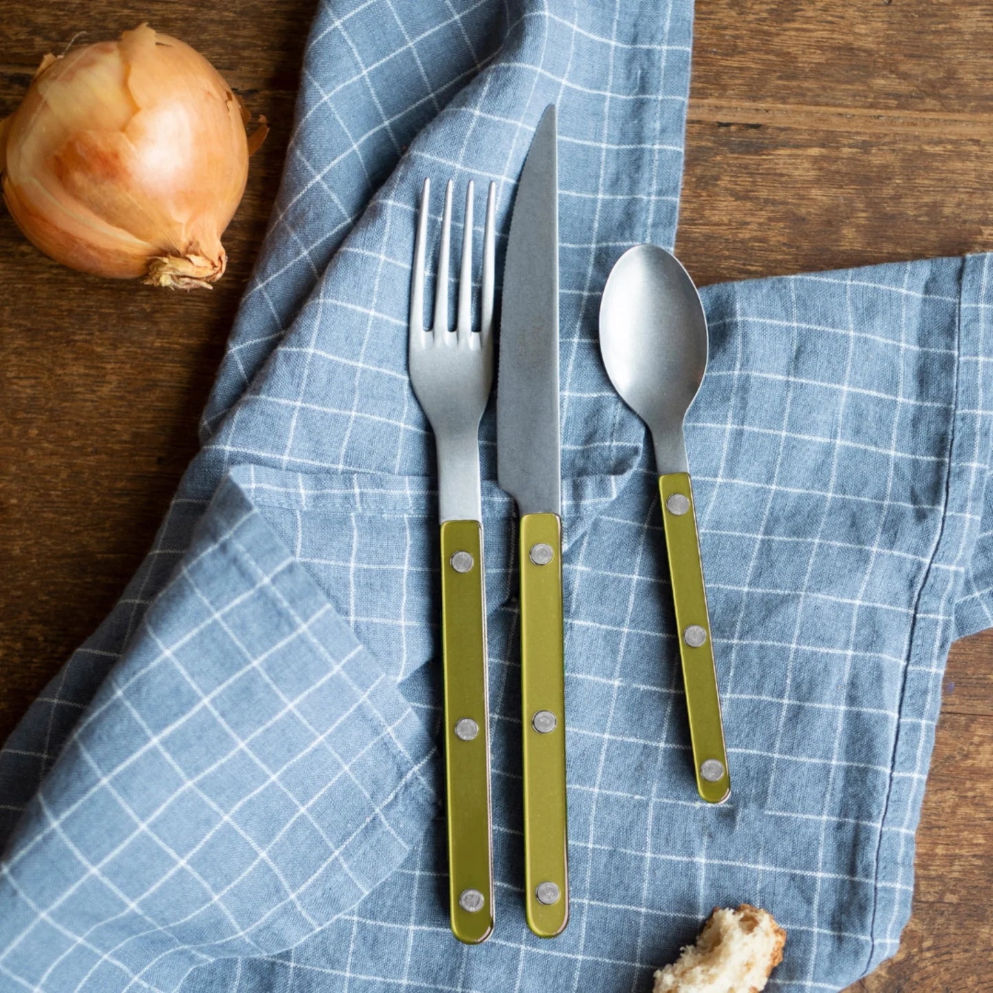 Bistrot Pearly 4-Piece Set - Moss/Vintage