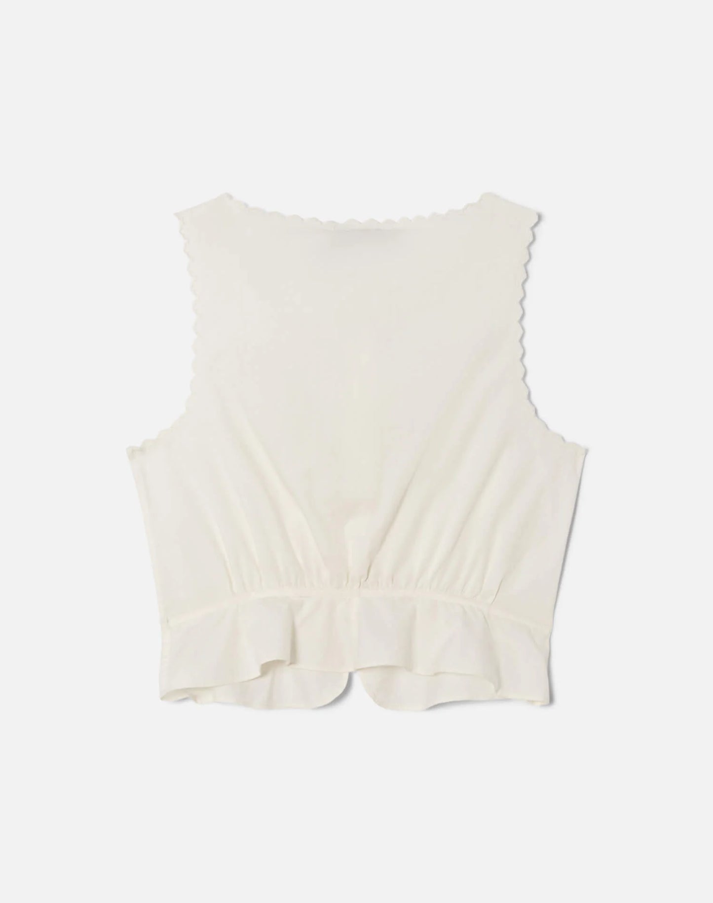 Jerry Tank Blouse - Vintage White