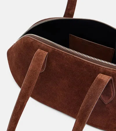 Cosmo Bowling Bag - Suede Cocoa