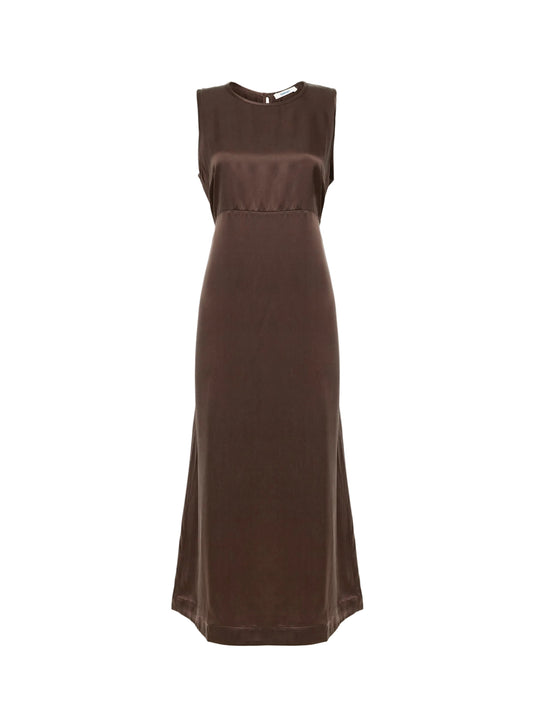 SANDWASHED SATIN ERIKA DRESS