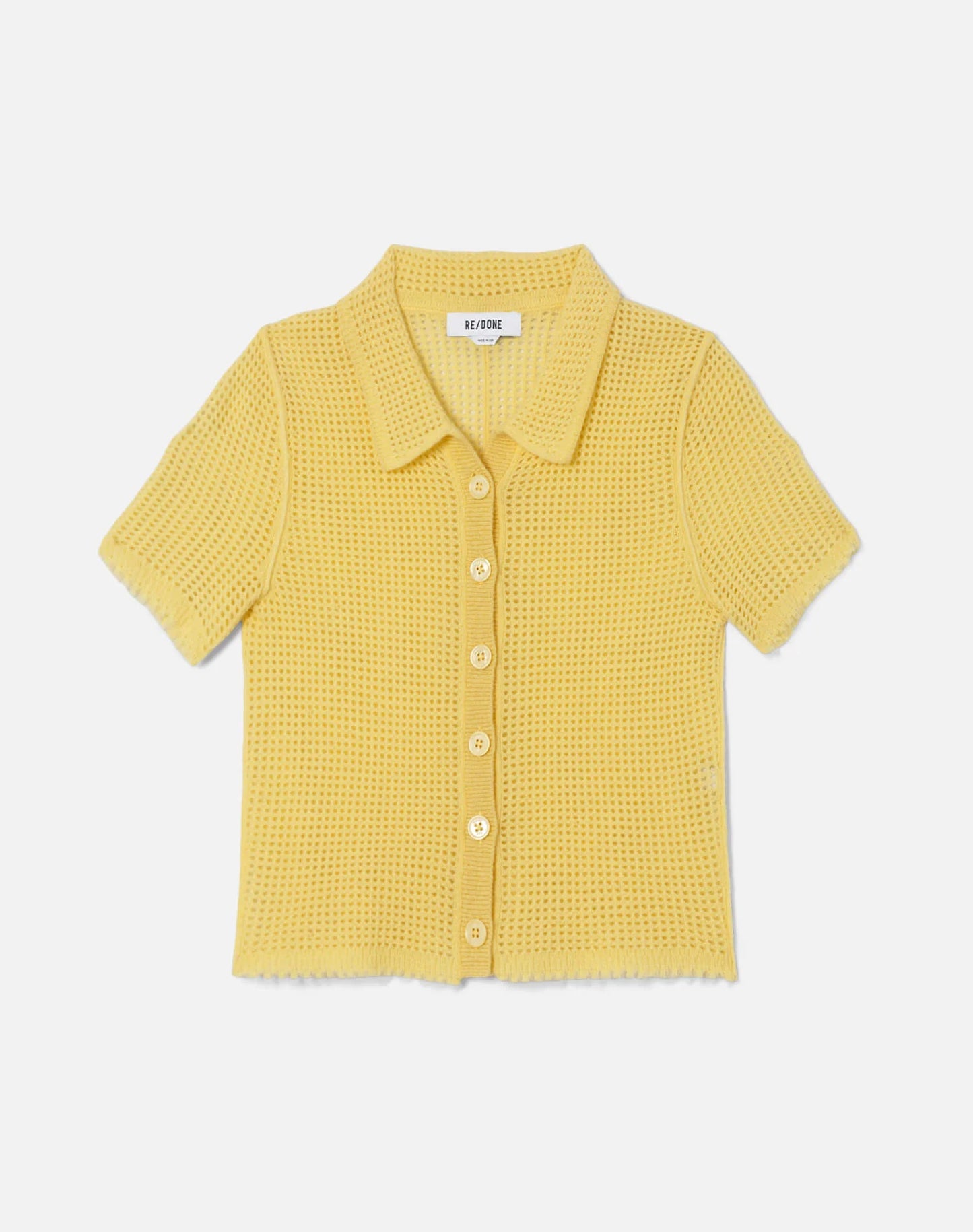 Amelia Cashmere Polo - Dandelion