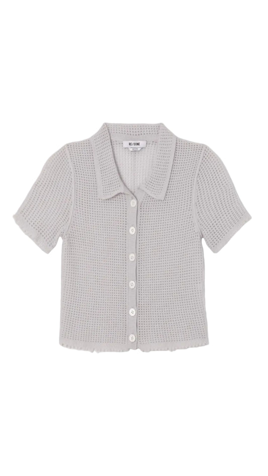 Amelia Cashmere Polo - Mist