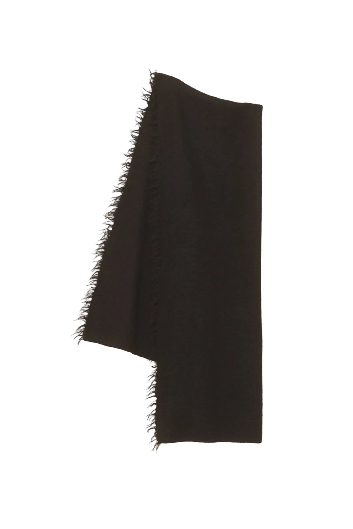 Soft Fringe Scarf- Black
