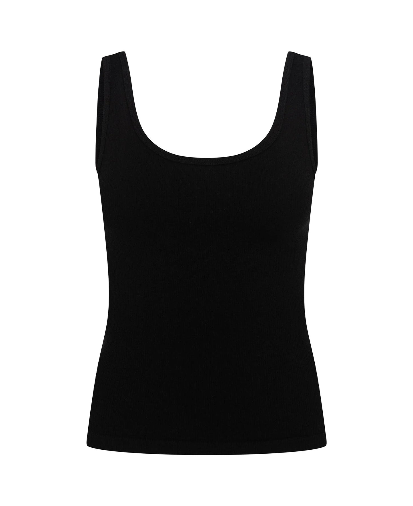 Avika Wool Tank Black