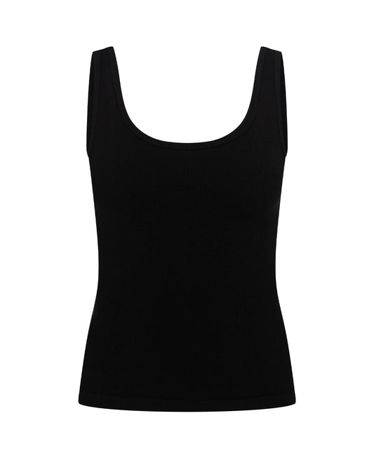 Avika Wool Tank Black